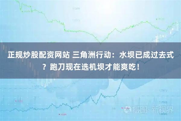 正规炒股配资网站 三角洲行动：水坝已成过去式？跑刀现在选机坝才能爽吃！